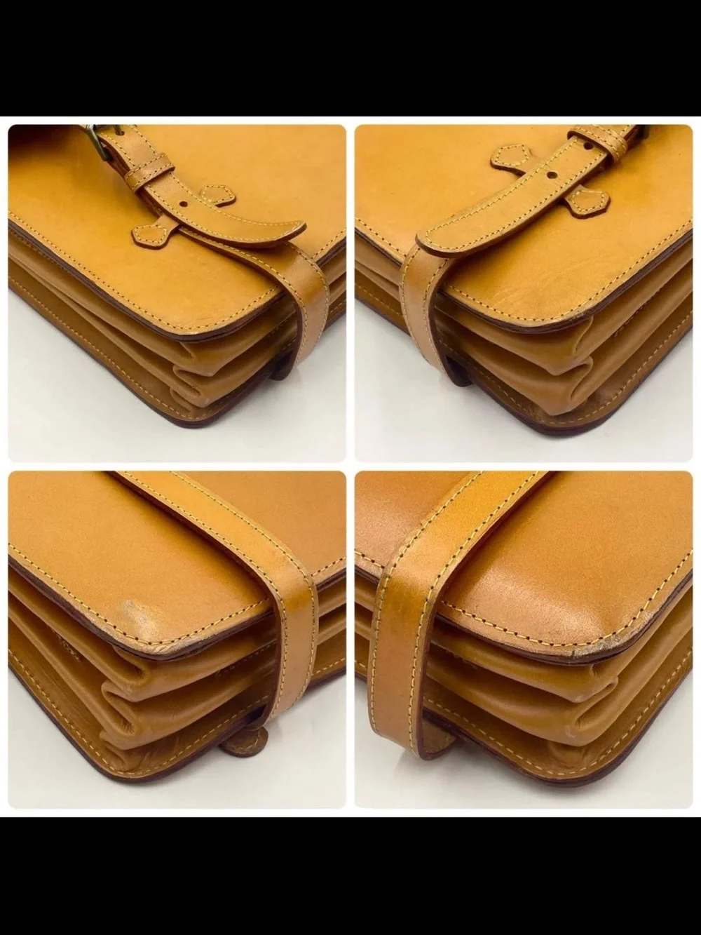 Mulberry Men's Leather Satchel in Warm Tan